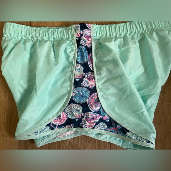 SIMPLY SOUTHERN Preppy Mint Running Shorts EUC - Picture 5 of 10